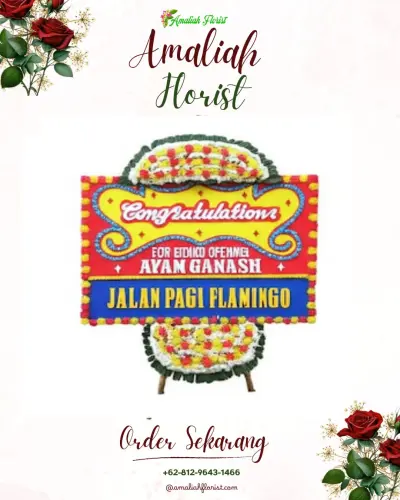 Bunga Papan Congratulation di Paniki Bawah